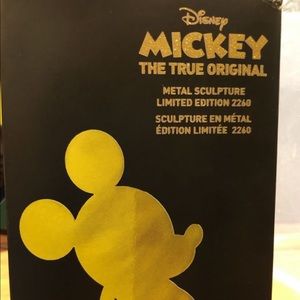 Disney mickey metal sculpture